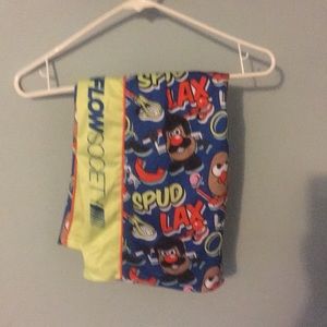 Flow society mr potato head lacrosse shorts